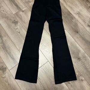 Wide Leg Women's Pants - Black